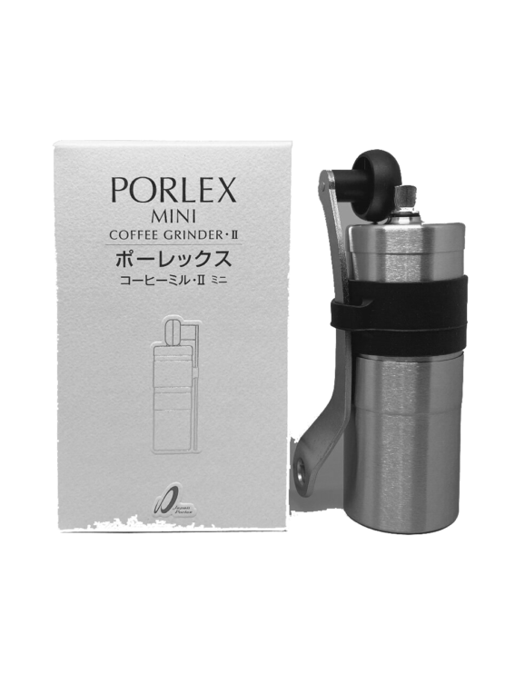 Macinacaffè Manuale Porlex Mini II - Macinino A Manovella In Acciaio Inox, Macina Ceramica | Capacità 20 G, Altezza 13 Cm